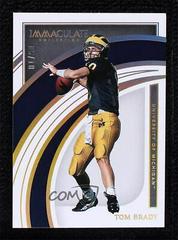 Tom Brady [Gold] Football Cards 2022 Panini Immaculate Collegiate Prices
