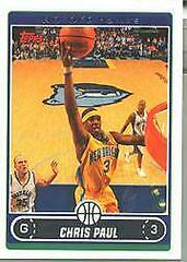 Chris Paul #3 Basketball Cards 2006 Topps Prices