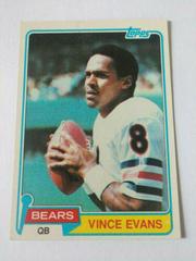 Vince Evans Football Cards 1981 Topps Prices