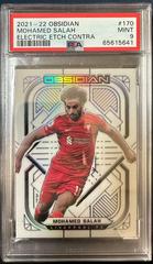 Mohamed Salah [Electric Etch Contra] Soccer Cards 2021 Panini Obsidian Prices