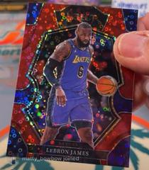 LeBron James [Red Disco] Basketball Cards 2022 Panini Select Prices