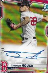 Tanner Houck [Red Refractor] #BCRA-TH Baseball Cards 2021 Bowman Chrome Rookie Autographs Prices