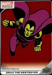 Drax The Destroyer [Purple Rainbow] Marvel 2023 Upper Deck Platinum Prices