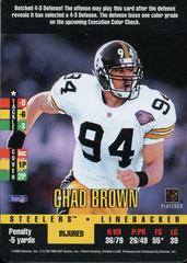 Chad Brown Football Cards 1995 Panini Donruss Red Zone Prices