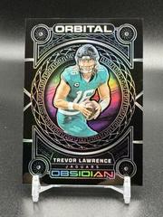 Trevor Lawrence #10 Football Cards 2023 Panini Obsidian Orbital Prices