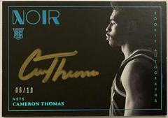 Cameron Thomas [Autograph Platinum] Basketball Cards 2021 Panini Noir Prices