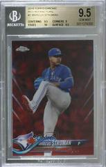 Marcus Stroman [Red Refractor] #2 Baseball Cards 2018 Topps Chrome Prices