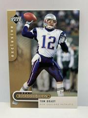 Tom Brady [Exclusive Gold] #55 Football Cards 2005 Upper Deck Foundations Prices