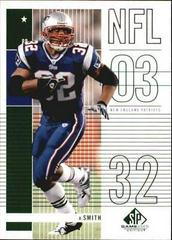 Antowain Smith #54 Football Cards 2003 SP Game Used Prices