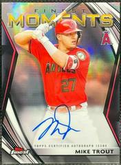 Mike Trout Baseball Cards 2021 Topps Finest Moments Autographs Prices
