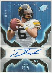 Drew Tate [Autograph Silver Holofoil] #172 Football Cards 2007 Spx Prices