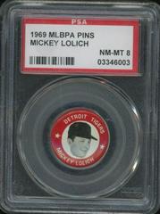 Mickey Lolich Baseball Cards 1969 MLBPA Pins Prices