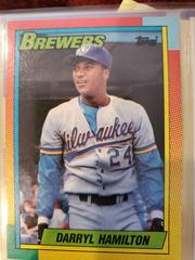 Darryl Hamilton #35T Baseball Cards 1990 Topps Traded Prices