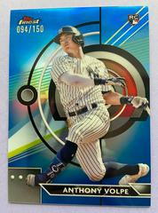 Anthony Volpe [Blue] #FA-AV Baseball Cards 2023 Topps Finest Autographs Prices