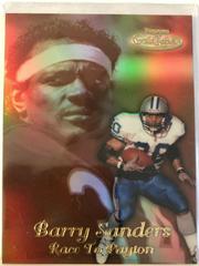 Barry Sanders #R8 Football Cards 1999 Topps Gold Label Race to Payton Prices