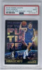 Luka Doncic [Holo] Basketball Cards 2018 Panini Hoops Faces of the Future Prices