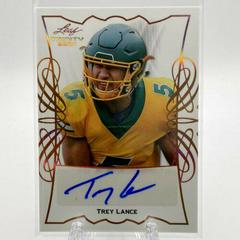 Trey Lance #TPA-TL2 Football Cards 2021 Leaf Trinity Portrait Autographs Prices
