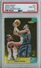 Grant Hill [Gold Refractor] Basketball Cards 1999 Finest Prices