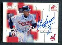 Manny Ramirez #MR Baseball Cards 1999 SP Signature Autographs Prices