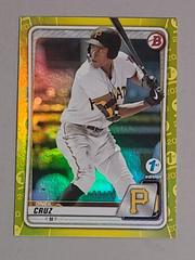 Oneil Cruz [Yellow Foil] #BFE-111 Baseball Cards 2020 Bowman 1st Edition Prices