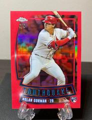 Nolan Gorman [Red] #YQ-31 Baseball Cards 2023 Topps Chrome Youthquake Prices