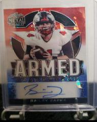 Bailey Zappe [Red White Blue Crystal] #BA-BZ1 Football Cards 2022 Leaf Metal Draft Autographs Prices