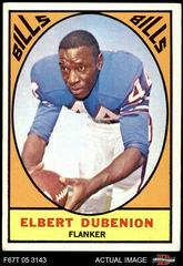 Elbert Dubenion Football Cards 1967 Topps Prices