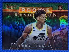 Ochai Agbaji [Green] #20 Basketball Cards 2022 Panini Select Rookie Revolution Prices