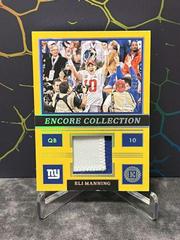 Eli Manning [Gold] #EC-6 Football Cards 2022 Panini Encased Encore Collection Prices