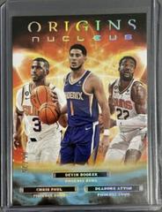 Deandre Ayton, Devin Booker, Chris Paul [Turquoise] #16 Basketball Cards 2022 Panini Origins Nucleus Prices