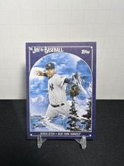 Derek Jeter [Prussian Blue] #13 Baseball Cards 2023 Topps X Bob Ross The Joy Of Prices