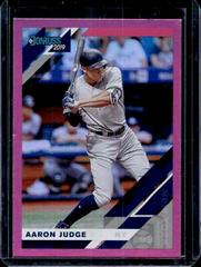 Aaron Judge [Front of Jersey Holo Pink] Baseball Cards 2019 Panini Donruss Prices