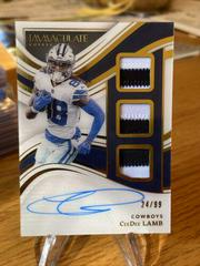 CeeDee Lamb #19 Football Cards 2023 Panini Immaculate Players Collection Autograph Prices