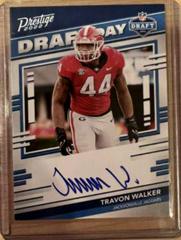 Travon Walker #DDS-TW Football Cards 2022 Panini Prestige Draft Day Signatures Prices