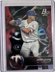 Josh Jung [Ice Pattern] #1 Baseball Cards 2023 Bowman Platinum Prices