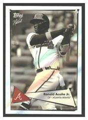 Ronald Acuna Jr. [Pearl] #13 Baseball Cards 2022 Topps X Naturel 1952 Prices
