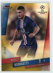 Marco Verratti [Gold Refractor] #108 Soccer Cards 2019 Finest UEFA Champions League Prices