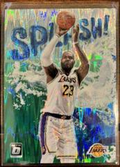 LeBron James [Green Shock] #11 Basketball Cards 2021 Panini Donruss Optic Splash Prices