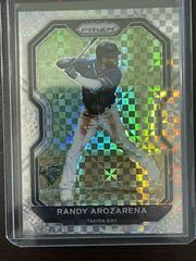 Randy Arozarena [Power Plaid Prizm] Baseball Cards 2021 Panini Prizm Prices