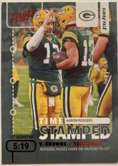Aaron Rodgers [Red] Football Cards 2022 Panini Prestige Time Stamped Prices