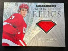 Simon Edvinsson #DD-SE Hockey Cards 2023 Upper Deck Black Diamond Debut Relic Prices