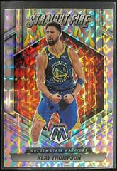 Klay Thompson #11 Basketball Cards 2022 Panini Mosaic Straight Fire Prices