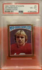 Joe Montana Football Cards 1982 Topps Stickers Prices