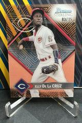 Elly De La Cruz [Rose Gold] #ST-10 Baseball Cards 2023 Bowman Sterling Tek Prices