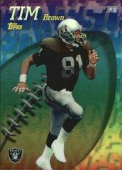 Tim Brown [Refractor] Football Cards 1998 Topps Mystery Finest Prices
