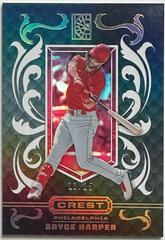 Bryce Harper [Holo Gold] Baseball Cards 2022 Panini Capstone Crest Prices