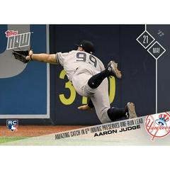 Aaron Judge #171 Baseball Cards 2017 Topps Now Prices