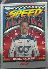 Daniel Ricciardo #SD-DR Racing Cards 2023 Topps Chrome Formula 1 Speed Demons Prices