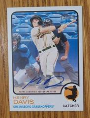 Henry Davis #ROA-HD Baseball Cards 2022 Topps Heritage Minor League Real One Autographs Prices
