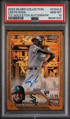 Lenyn Sosa #CGA-LS Baseball Cards 2023 Topps Gilded Collection Chrome Gold Etch Autographs Prices